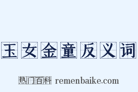 玉女金童反义词是什么意思的图片